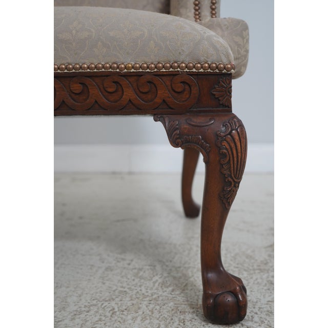 Pair Ardley Hall Ball & Claw Newly Upholstered Chairs For Sale - Image 12 of 18