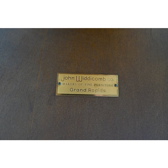 John Widdicomb Co. Pedestal Table For Sale - Image 9 of 11