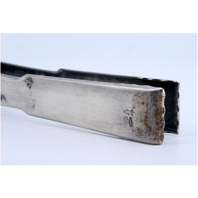 Silver Salad or Bread Tongs For Sale - Image 6 of 8