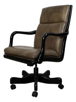 2010’s Hancock & Moore Leather & Lacquer Executive Office Desk Chair