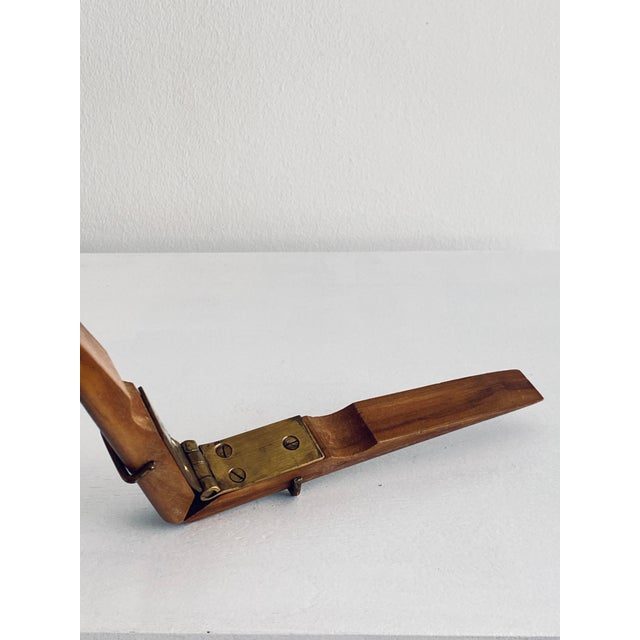 Vintage Nutcracker in Brass and Wood, 1960s For Sale - Image 13 of 15