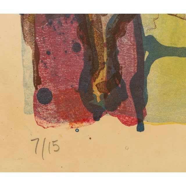 1960s Elfi Schuselka Abstraction Lithographs, 1965, 2 For Sale - Image 5 of 13