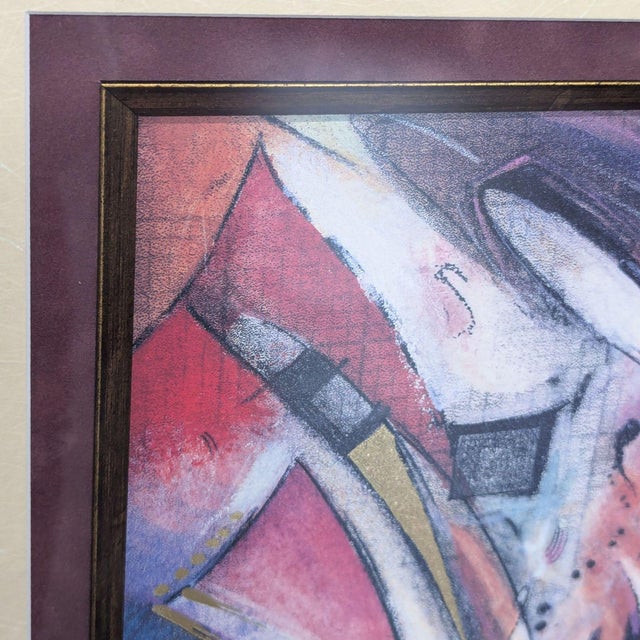 Daniel Kime Framed Abstract Mixed Media Artwork For Sale In San Francisco - Image 6 of 7