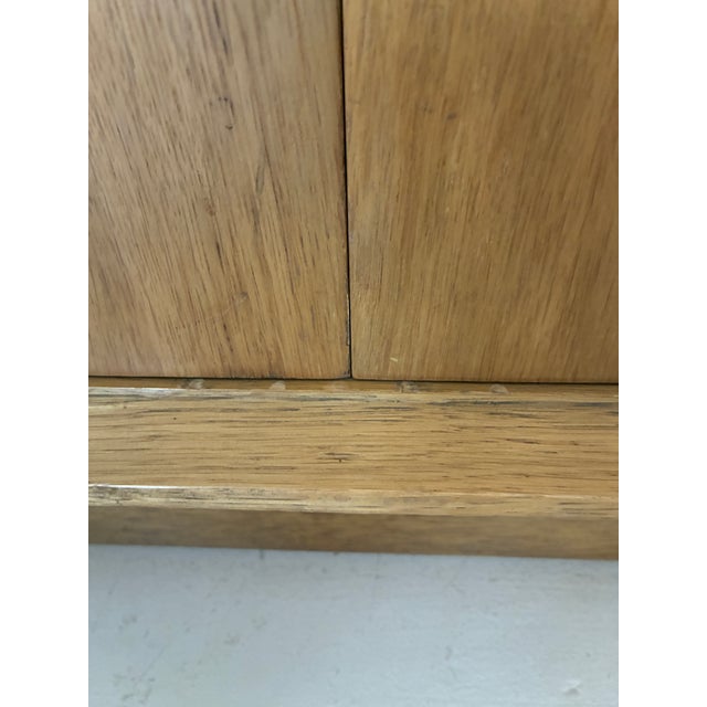 Mid 20th Century Small Light Oak Cabinet, France For Sale - Image 15 of 18