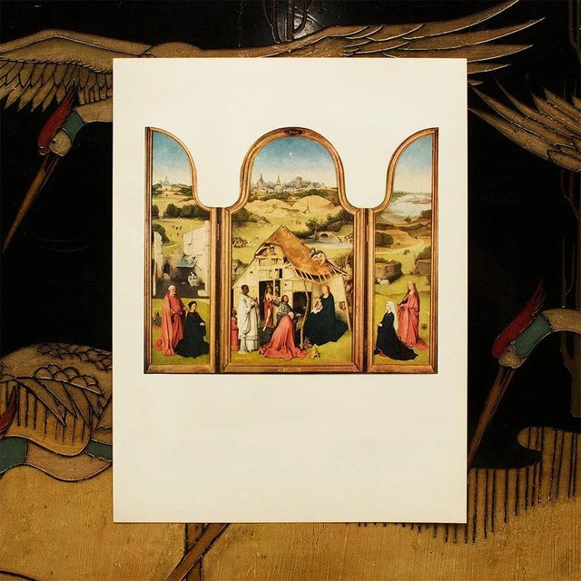 Renaissance 1955 After Bosch "The Epiphany", Vintage Full-Color Print For Sale - Image 3 of 8