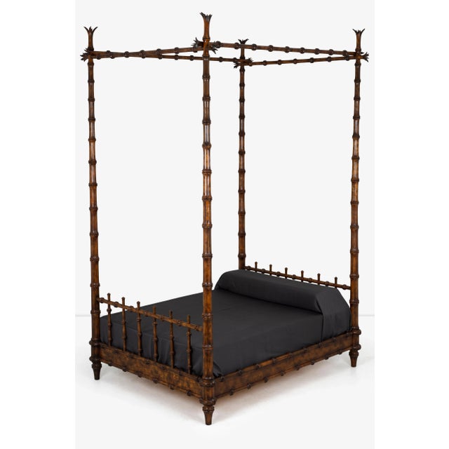 John Dickinson King Size Four-Poster Bed from the Firehouse For Sale - Image 9 of 13