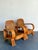 Vintage Bent Rattan Lounge Chairs - A Pair For Sale - Image 14 of 18