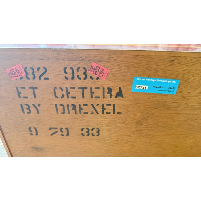1979 Drexel Heritage “Et Cetera” Chinoiserie Chest of Drawers For Sale - Image 14 of 15