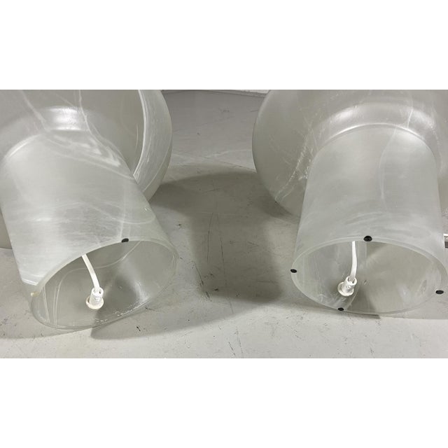 Glass Mushroom Table Lamps from Peill & Putzler, 1970s, Set of 2 For Sale - Image 14 of 18