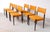 Set of Six Danish rosewood Ejnar Larsen and Axel Bender Madsen dining chairs by Willy Beck The dining chairs feature a...