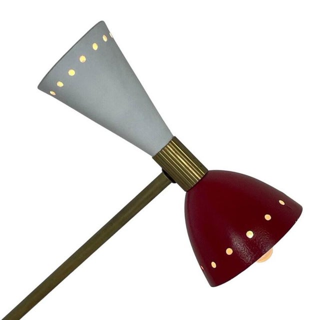 Diabolo Desk Lamp on Marble Base from Stilnovo For Sale - Image 4 of 11