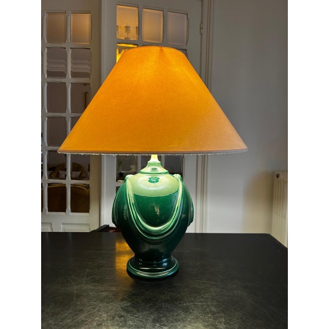Neo-Classical Ceramic Lamp, 1970s For Sale - Image 4 of 11