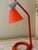 2000 - 2009 Postmodern Mathias Orange-Red Adjustable Desk Lamp With Circular Base – Retro Design For Sale - Image 5 of 8