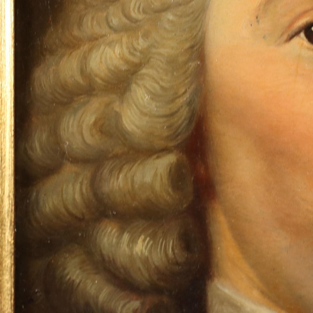 Dutch Artist, Portrait of Petrus Camper, 1700s, Oil on Panel For Sale - Image 5 of 11
