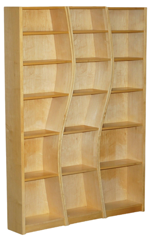 3-Section Bookcase in Birch