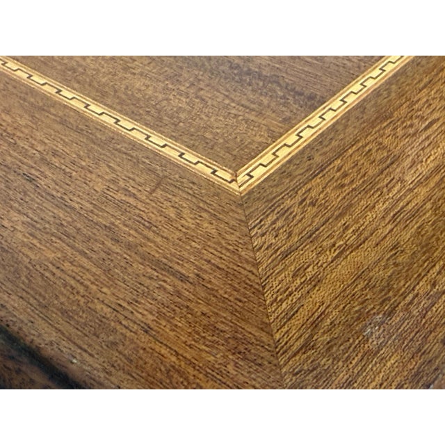 Brown Early 20th Century French Walnut Nightstands or Side Tables with two drawers, 2 Pieces For Sale - Image 8 of 18