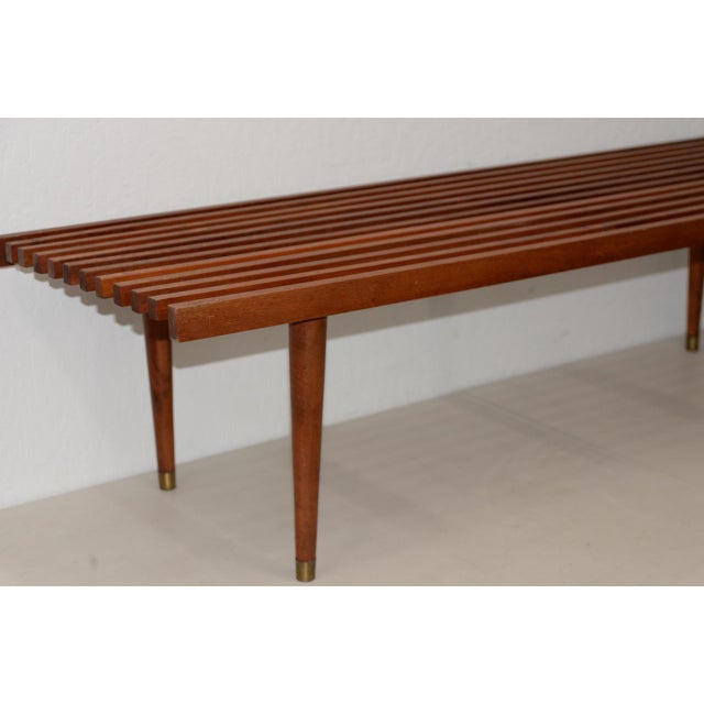 Mid Century Modern Wood Slat Coffee Table C.1960 | Chairish (640 x 640 Pixel)