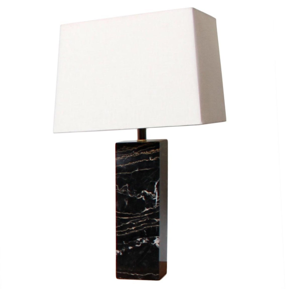 Nessen Studios Black Marble Table Lamp Chairish