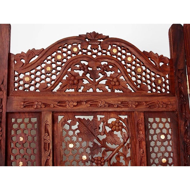 Vintage Double-Sided Room Divider in Teak, 2000s For Sale - Image 14 of 16