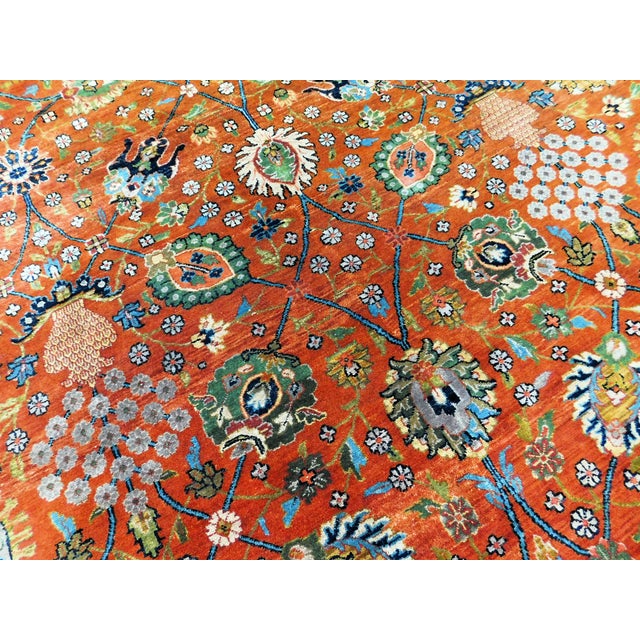 Vintage Hand Knotted Persian Rug. 17'x 11'4" For Sale - Image 13 of 18