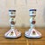 1980s Pair of Vintage Henriot Quimper French Faience Candlestick Holders For Sale - Image 5 of 10