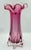 A stunning hand-blown art glass vase designed by Josef Hospodka for Sklárna Chřibská (Rubin Glass), Czechoslovakia, circa...