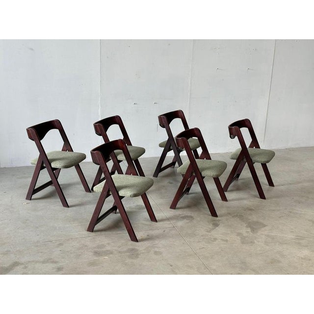 Mid-Century Italian Dining Chairs, 1960s, Set of 6 For Sale - Image 3 of 18