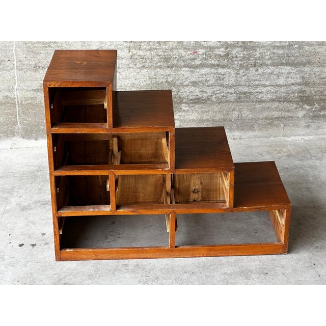Japanese Wooden Kaidan Tansu, 1950s For Sale - Image 14 of 16