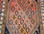 Vintage Persian Qashqai Tribal Area Rug, Hand-Knotted Wool, Geometric Pattern, 5x7, Rust & Navy For Sale - Image 15 of 16