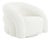 Piagia Boucle Swivel Base Lounge Chair For Sale