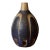 Vintage Sculptural Decorative Blue Stoneware Ceramic Pottery Bud Vase For Sale