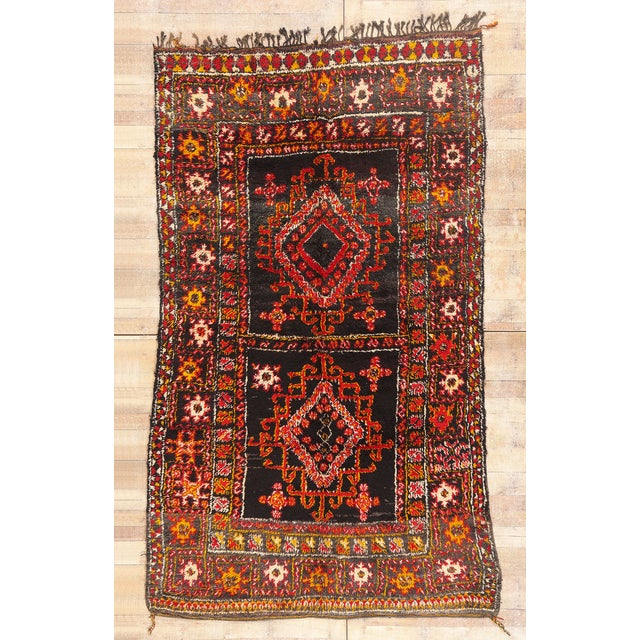 Vintage Beni M'Guild Moroccan Rug, 05'11 X 10'02 For Sale - Image 10 of 10
