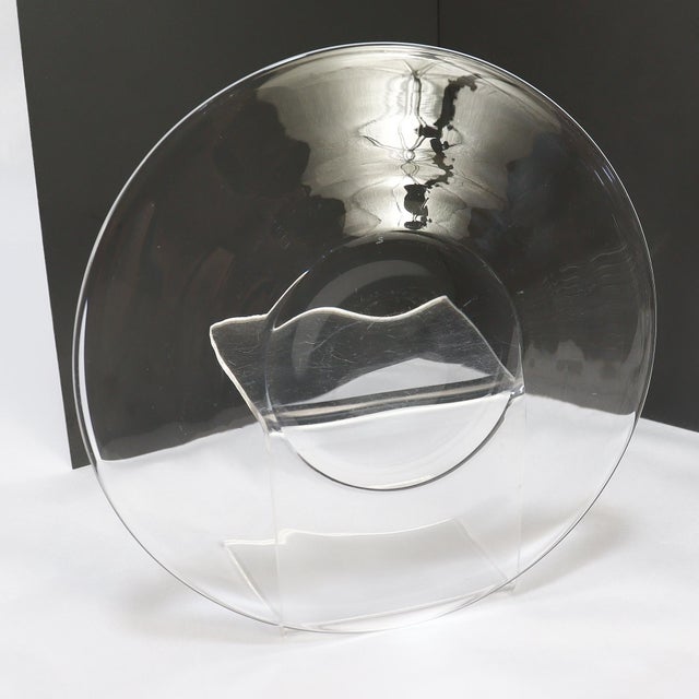 Set of 12 Steuben Glass 7-Inch Plates No. 7644 With Original Box For Sale - Image 12 of 18