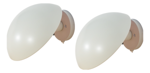 Mid-Century PH Hat Wall Lamps by Poul Henningsen for Louis Poulsen, Denmark, 1961, Set of 2