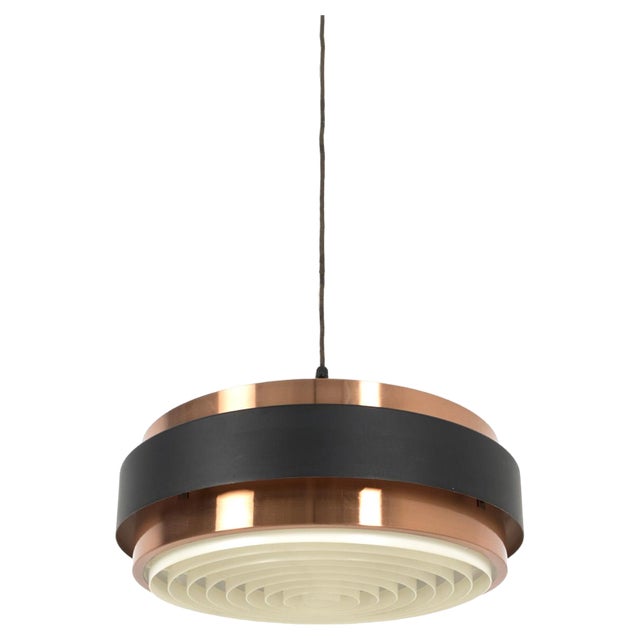 Vintage Metal Pendant Light For Sale