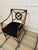 Brown Vintage Alleged McGuire Rattan 'Target Back' Armchair For Sale - Image 8 of 9