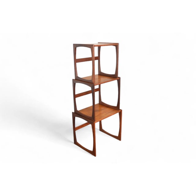 Origin: England Designer: R Bennett Manufacturer: G Plan Era: 1964 Materials: Teak, Afromosia Measurements: 21" wide x 17"...