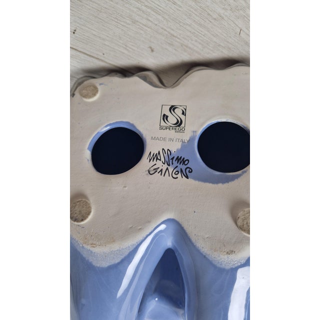Vintage Coniglieschio Model Sculpture in Glazed Ceramic by Massimo Giacon for Studio Superego, 1990s For Sale - Image 11 of 14