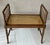 Baker Furniture Circa 1970 Diminutive Chinese Chippendale Faux Bamboo & Cane Window / Entryway Bench For Sale - Image 12 of 12