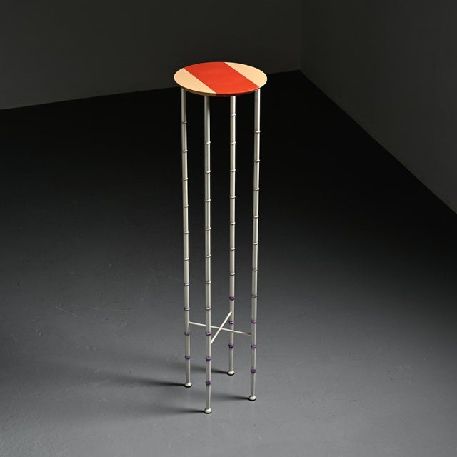 Polinio Pedestal Table by Andrea Branzi, 1990 For Sale - Image 13 of 13