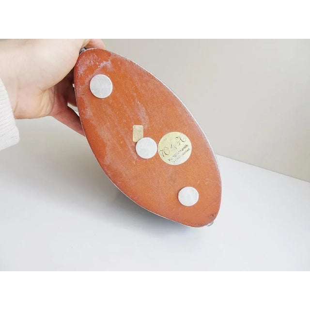 Organically Shaped Art Ceramic Vase from W&H For Sale - Image 9 of 11