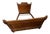 Louis Philippe Style Bed in Burr Wood, 1800s For Sale