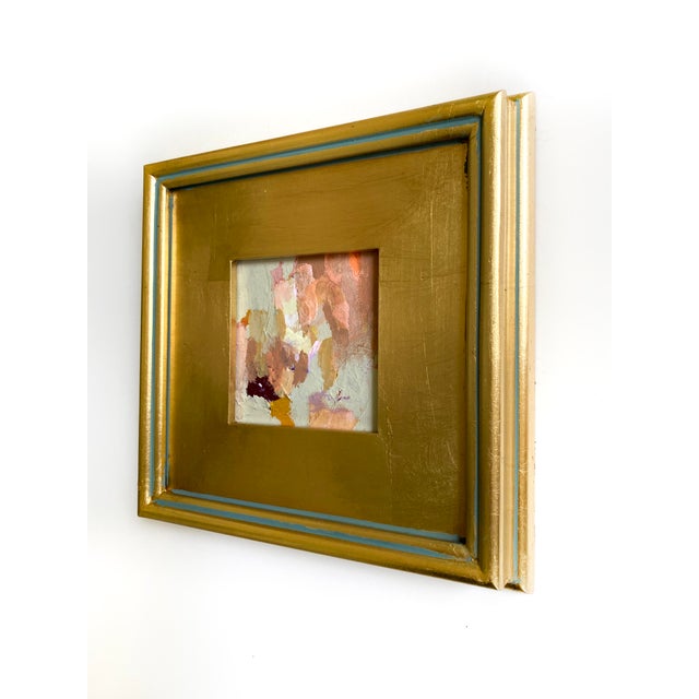"Golden Hour" Set of 3 Framed Mini Paintings by Jessalin Beutler For Sale - Image 9 of 10