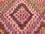 1960s 1960s Pink Embroidered Geometric Design Tribal Vintage Kilim - 67"x111" For Sale - Image 5 of 11