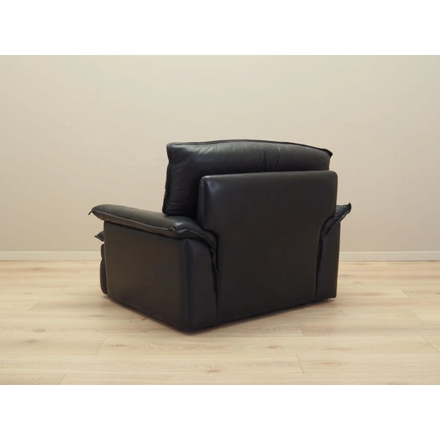Italian Leather Armchair, Italy, 1960s For Sale - Image 9 of 18
