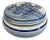 Vintage Blue & White Delft-Style Ceramic Lidded Trinket Box, 1950s–1970s For Sale