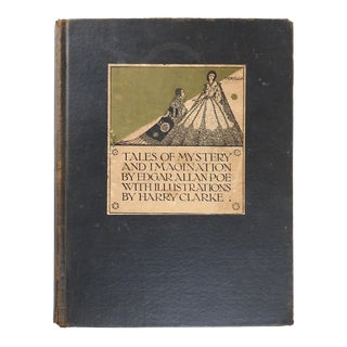 Vintage Edgar Allan Poe Tales of Mystery and the Imagination Book For Sale