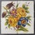 Ceramic Tile Mosaic with Floral Motif from Cerámica Sevilla, 1950s, Set of 4 For Sale - Image 7 of 7