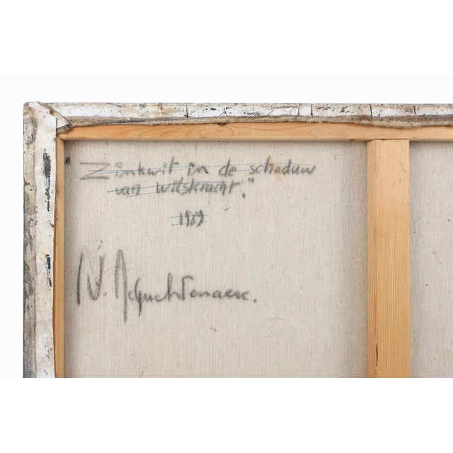 Nico De Guchtenaere, Fyrhat, 1998, Oil on Canvases, Set of 2 For Sale - Image 14 of 16