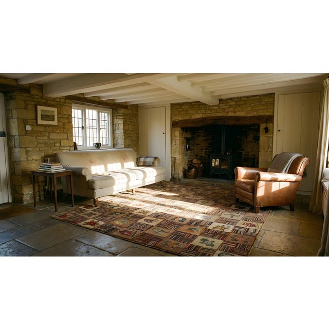 Antique American Hooked Rug 8' 2" x 11' 10" For Sale - Image 12 of 12